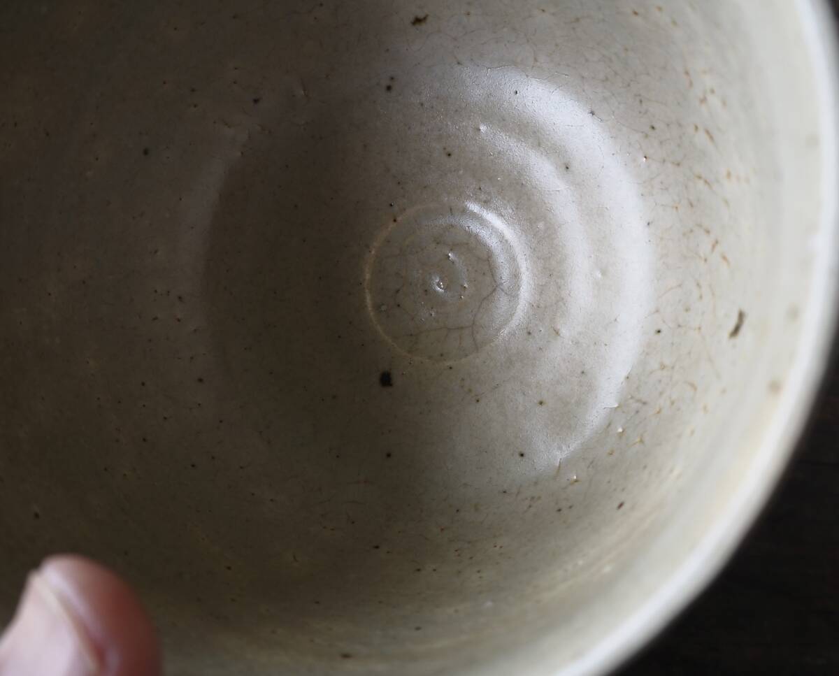 【OAN】 作家物 銘有 抹茶碗 骨董 古美術 古道具 民藝 古民藝 茶道具 懐石 古玩 鉄絵 在銘 E25922_画像8