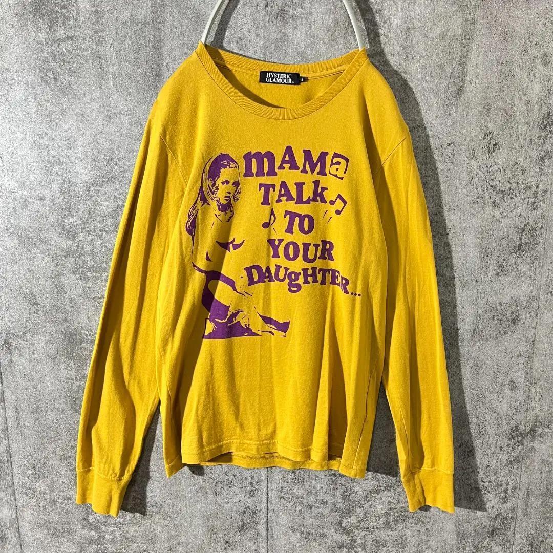 [大人気]　ヒステリックグラマー　ロングTシャツ　ビックプリント◎　存在感◎