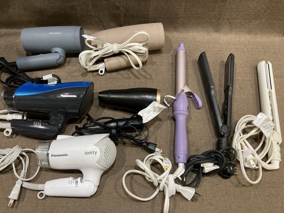 21【ヘアードライヤーまとめ】SALONIA mod's hair Panasonic ionity ヘアアイロン カールヘアアイロン 等 あ