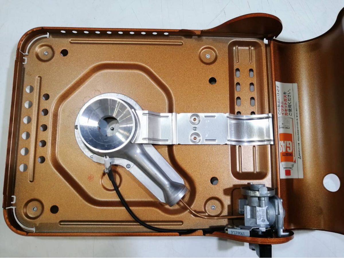 27【2019年制】Iwatani イワタニ カセットフー スーパー達(dá)人スリム CB-SS-1 イワタニカセットガス(中古)2本付屬 あ