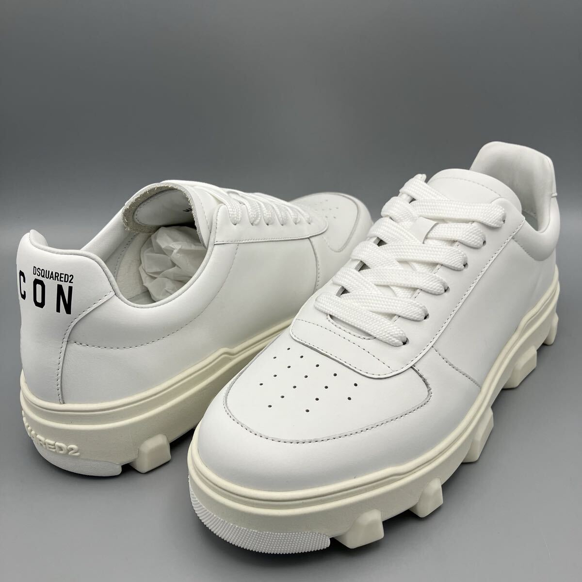 ◆未使用 jp28 43 ディースクエアード スニーカー ICON BASKET_画像2