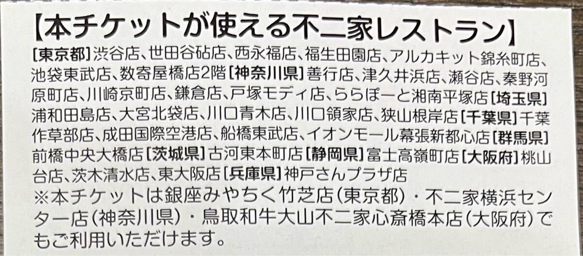 2025.10.31まで！不二家レストラン　20%OFF優(yōu)待券　