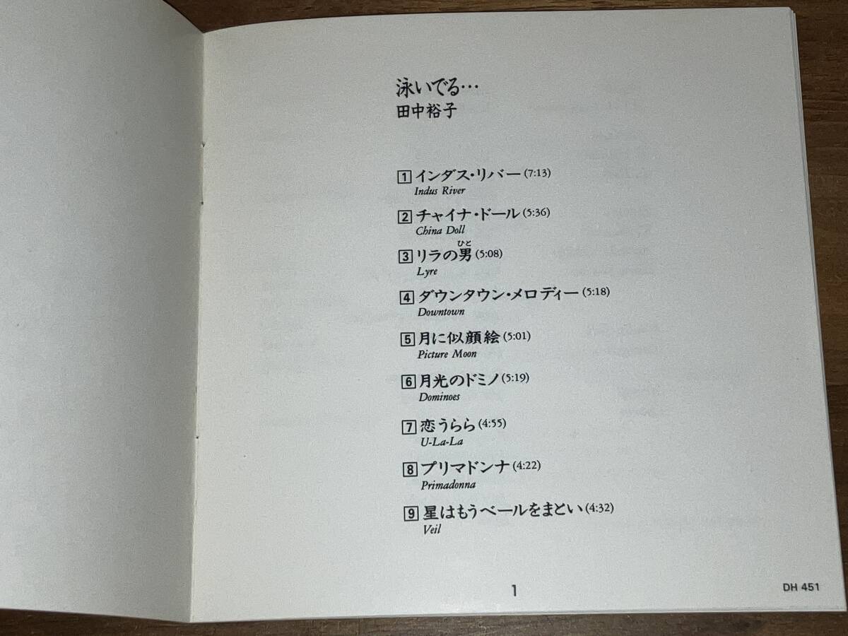 送料込み 田中裕子 泳いでる 即決_画像4