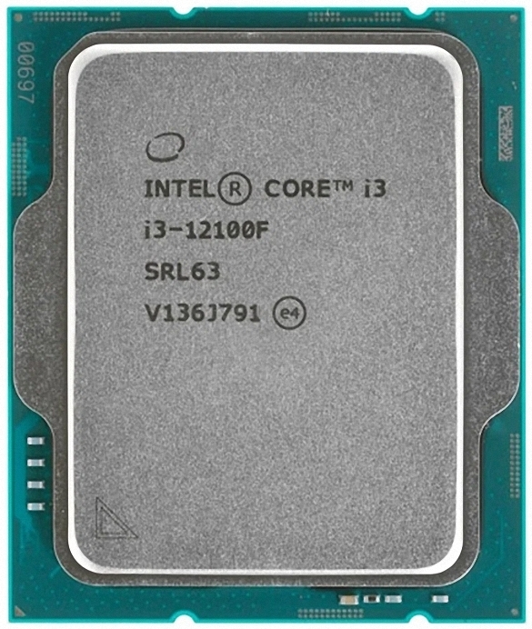 Intel Core i3-12100F SRL63 4C 3.3GHz 12MB 58W LGA1700 CM8071504651013_画像1
