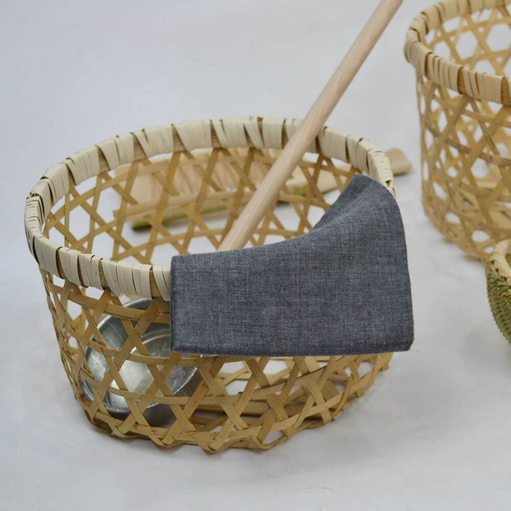  бамбук производства шесть . глаз плетеный круг .S... кухня овощи место хранения корзина 