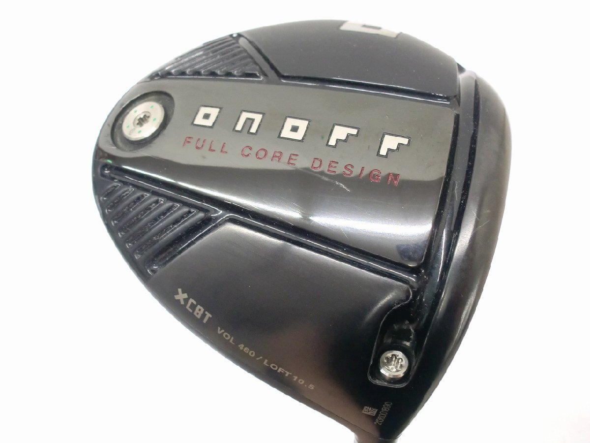 グローブライド ONOFF LABOSPEC PLUS ドライバー 10.5° SHINARI:50CBT S HC・レンチなし_画像1