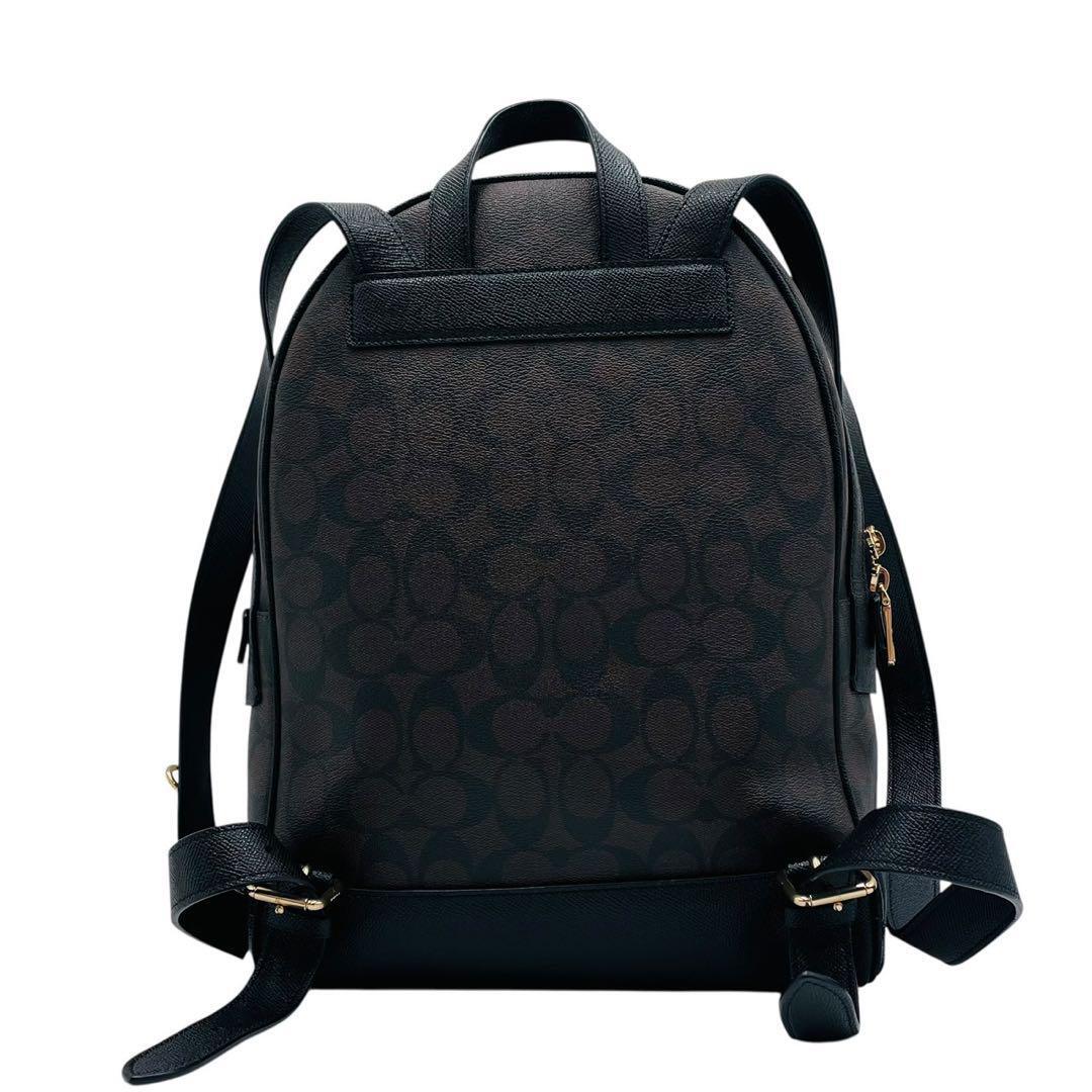 極美品 COACH コーチ リュック バックパック PVC ブラウン C5679_画像3