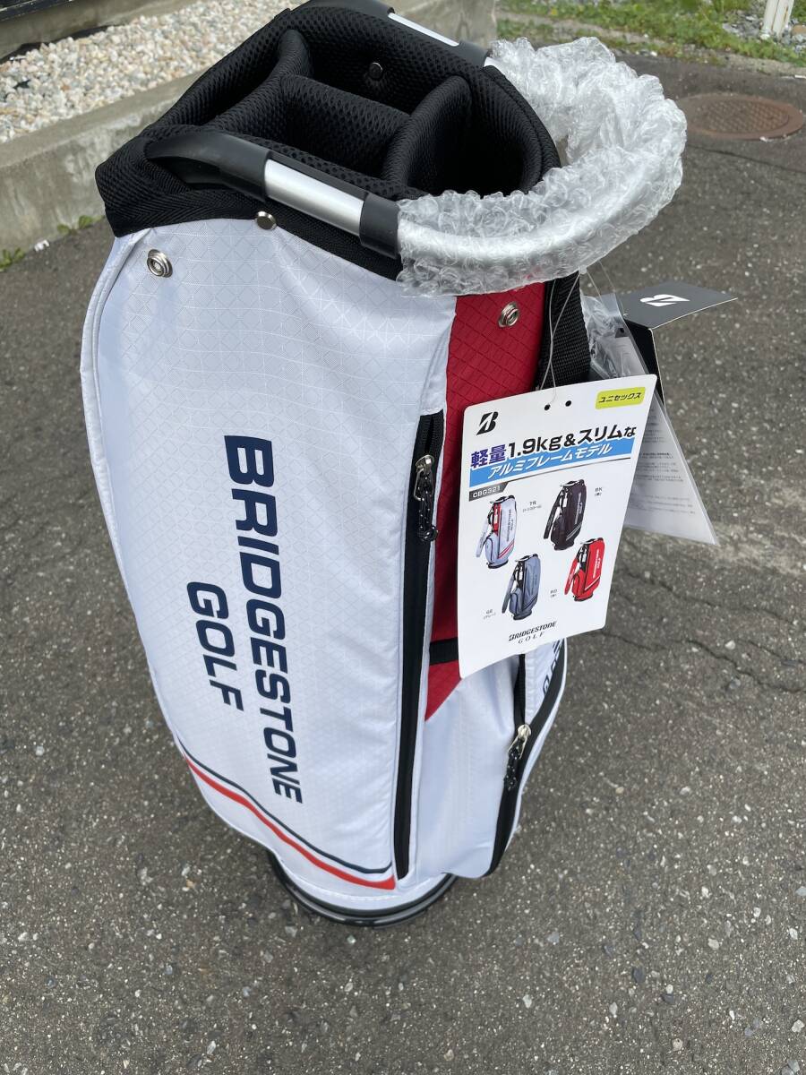 新品 BRIDGESTON キャディバッグ 軽量アルミフレームモデル CBG321 ユニセックス