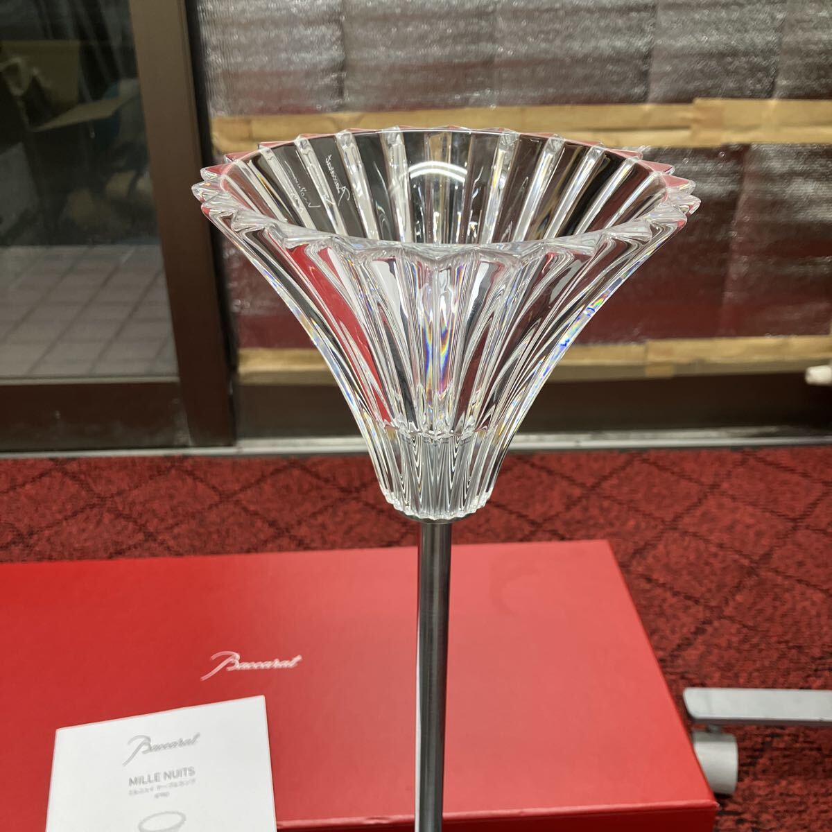 正規(guī)品 バカラ ミルニュイ テーブルランプ JETRO 動作確認済み 中古現(xiàn)狀品