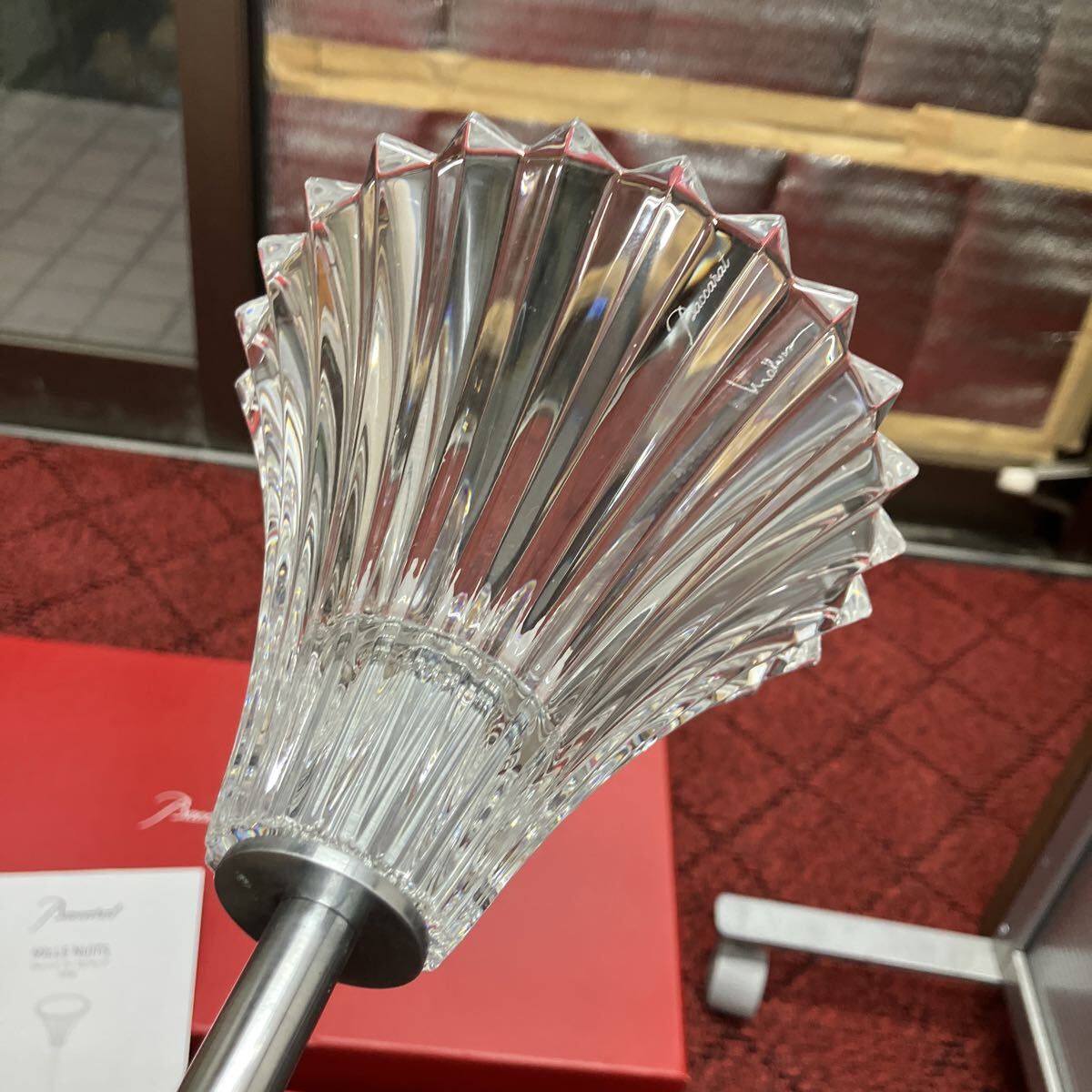 正規(guī)品 バカラ ミルニュイ テーブルランプ JETRO 動作確認済み 中古現(xiàn)狀品