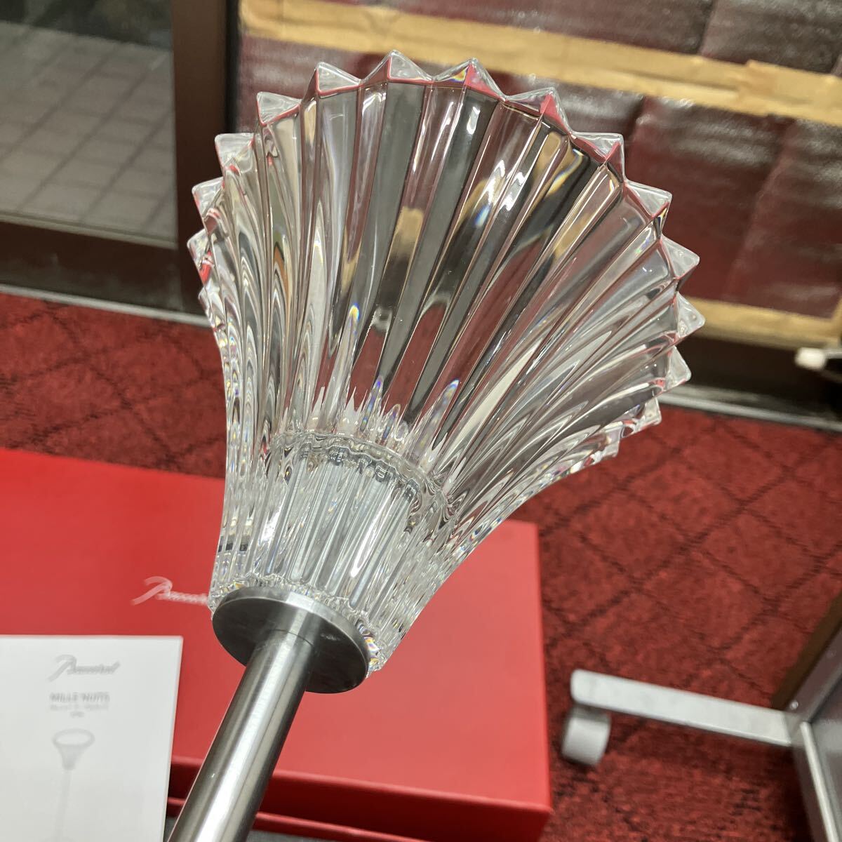正規(guī)品 バカラ ミルニュイ テーブルランプ JETRO 動作確認済み 中古現(xiàn)狀品