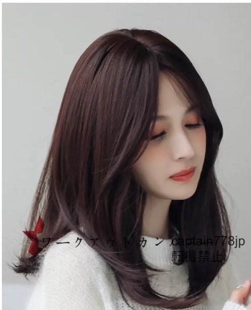  человек шерсть парик длинный распорка полный парик Sara Sara природа 