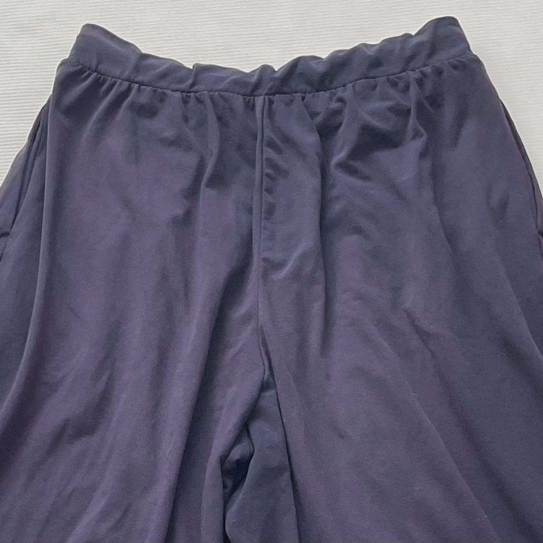 【ユニクロ】レディース キュロット スカート紺色 M 全ゴム入り ポケット付き_画像7