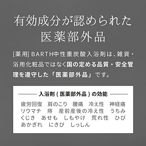 BARTH バース 中性重炭酸入浴剤 30錠入り (炭酸風呂 ギフト プレゼント保湿 発汗 疲労回復 温浴美肌 ビタミンC 無添_画像4
