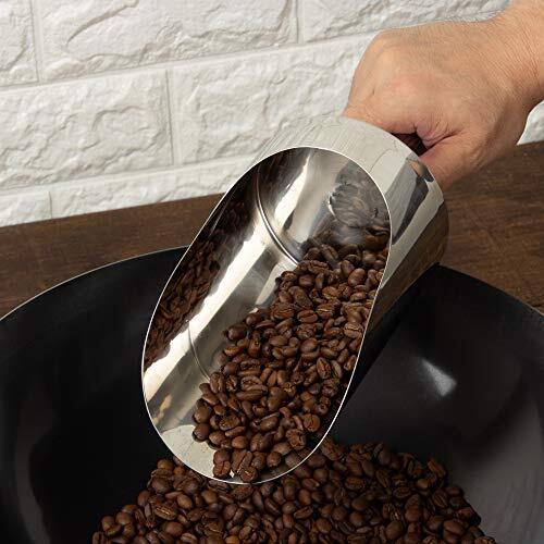 遠藤商事 業務用 円筒スコップ 小 本体18-8ステンレス 日本製 BSK03003_画像5