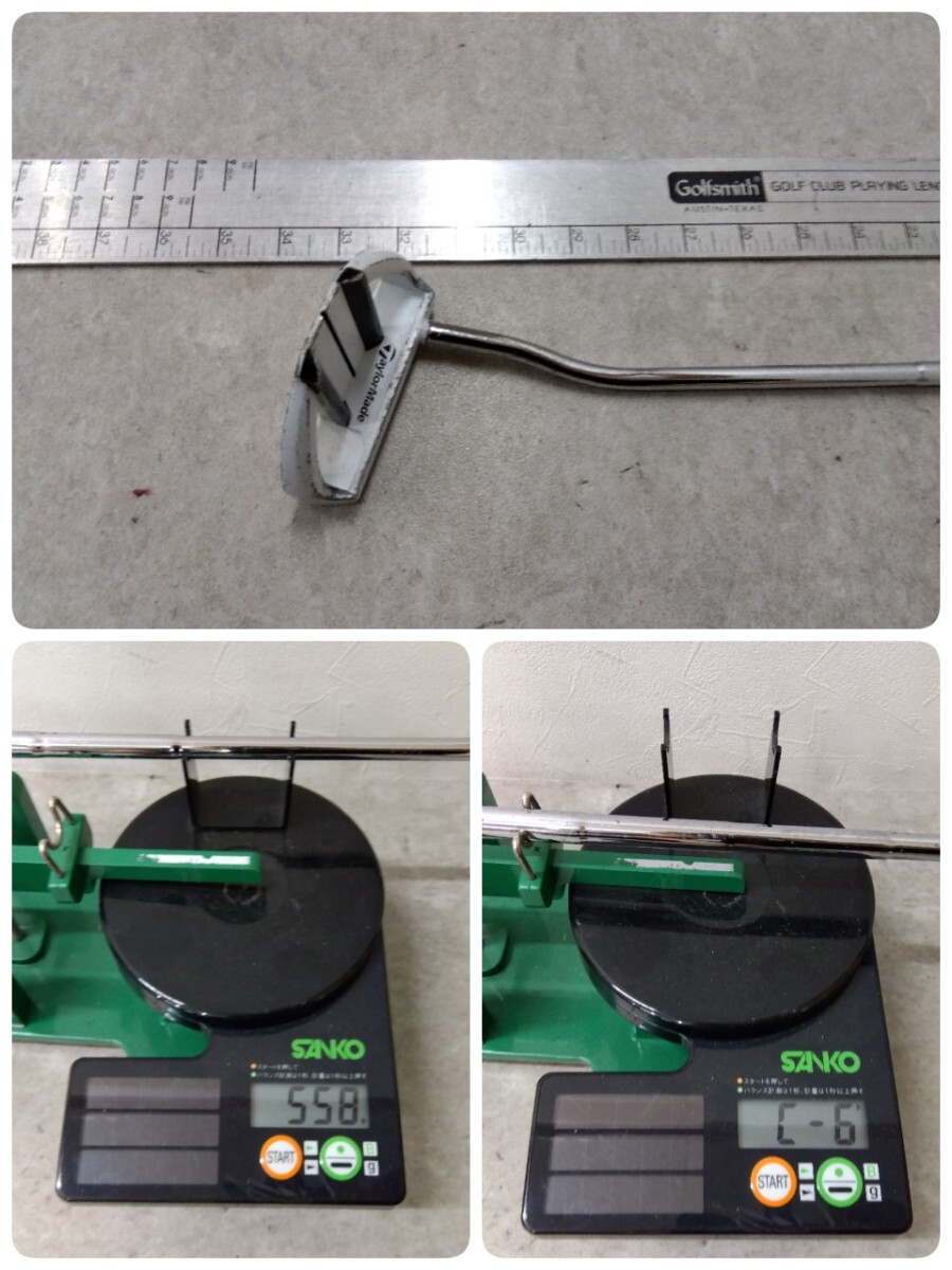 【中古パター】 TaylorMade RAYLOR GHOST CO-72 flex:不明 メンズ右 オリジナルスチールシャフト テーラーメイド レイラーゴースト_画像2