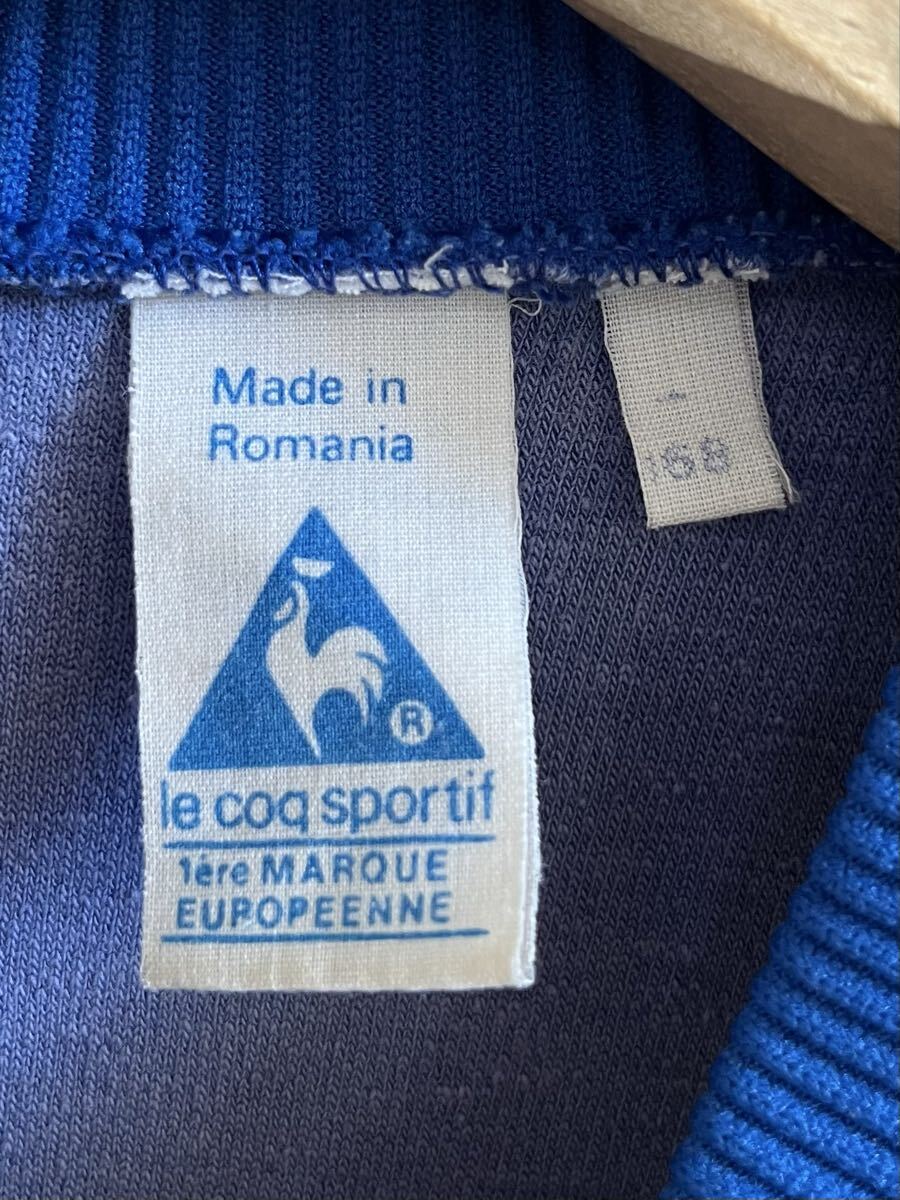 70's80'sビンテージルーマニア製ルコックOLD ジャージ トラックジャケット168 adidas PUMAユーロ古着_画像3