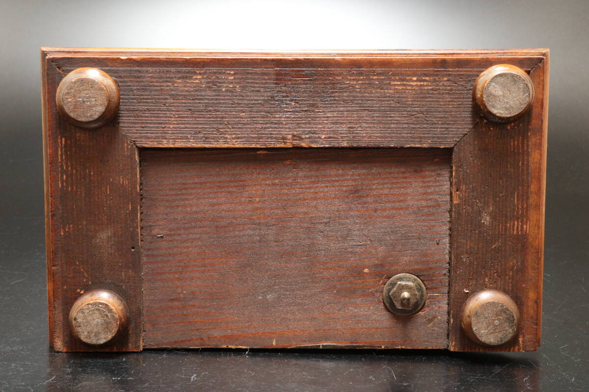 P ドイツ制 H.A.C. ゼンマイ式 振り子 置時計 ジャンク