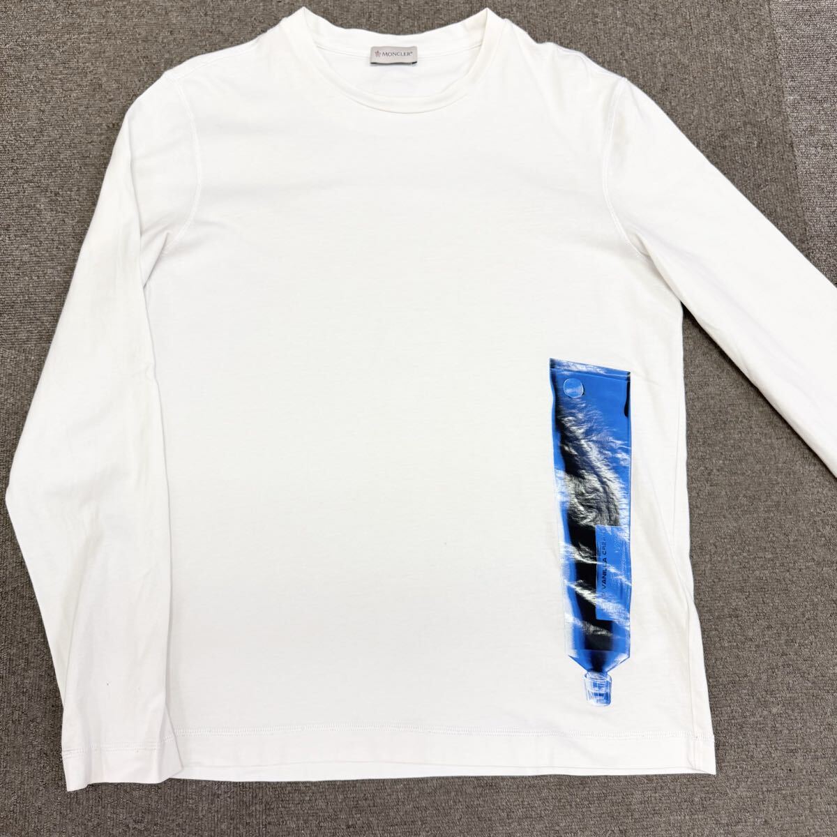 MONCLER モンクレール ロンT 袖ロゴ ラバーワッペン Mサイズ 楽天市場】モンクレール MONCLER メンズ トップス ロンT 長袖 T