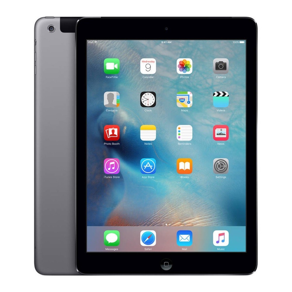 中古 タブレット iPad Air Wi-Fi+Cellular 16GB SIMフリー スペースグレイ 本体 9.7インチ iOS12 Apple アップル 6ヶ月保証_画像1