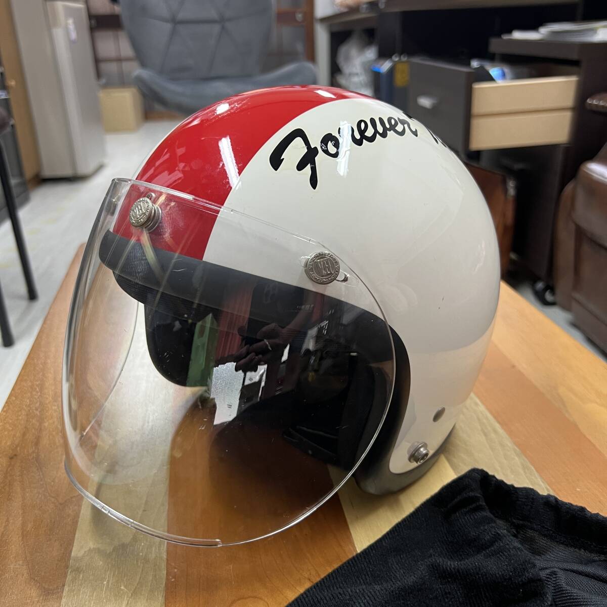 【送料無料】バイク用　Vanchジェットヘルメット　PSCマーク有