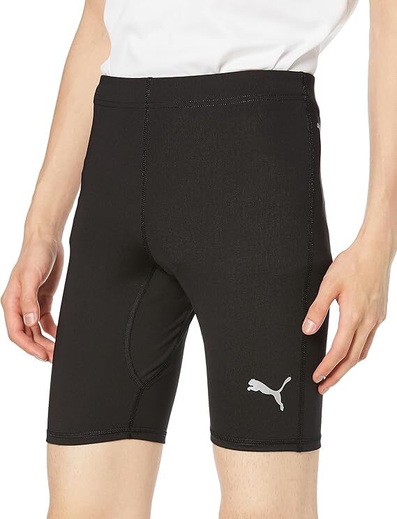 ☆匿名発送☆新品タグ付き Mサイズ ブラック PUMA プーマ ランニング スパッツ 吸水速乾 RUN FAVORITE ショートタイツ_画像1