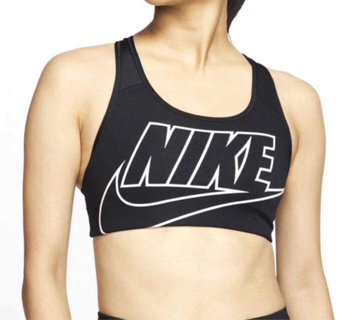 NIKE ナイキ ウィメンズ MED ノン パッド フューチュラ ブラ インナーウェア レディース スポーツブラ スポブラ BV3644-010サイズ M