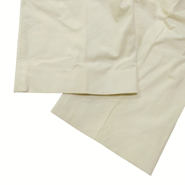 61 【DAKS GOLD】 ダックス ストレッチ 伸縮性あり センタープレス パンツ ボトムス チノパン W82 白 ホワイト ゴルフウェア メンズ_画像6