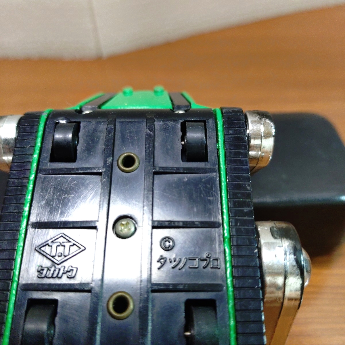 【激レア】 タカトク 合金 タツノコプロ タイムボカンシリーズ 「ドタバッタン」 当時物 おもちゃ （小型メカ付き）_画像9