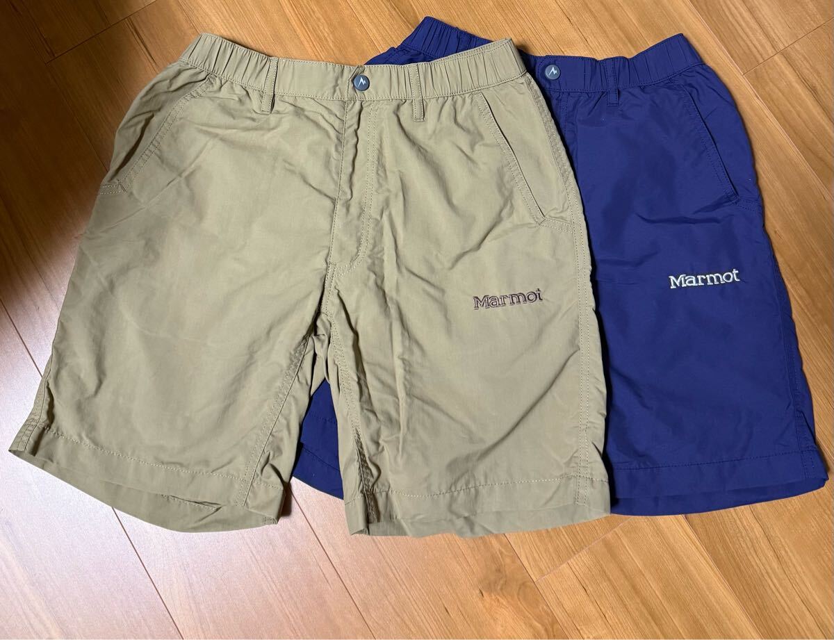マーモット ショートパンツ S 2枚セット ショーツ ネイビー ベージュ カーキ ハーフパンツ グラミチ クライミングショーツ アウトドア