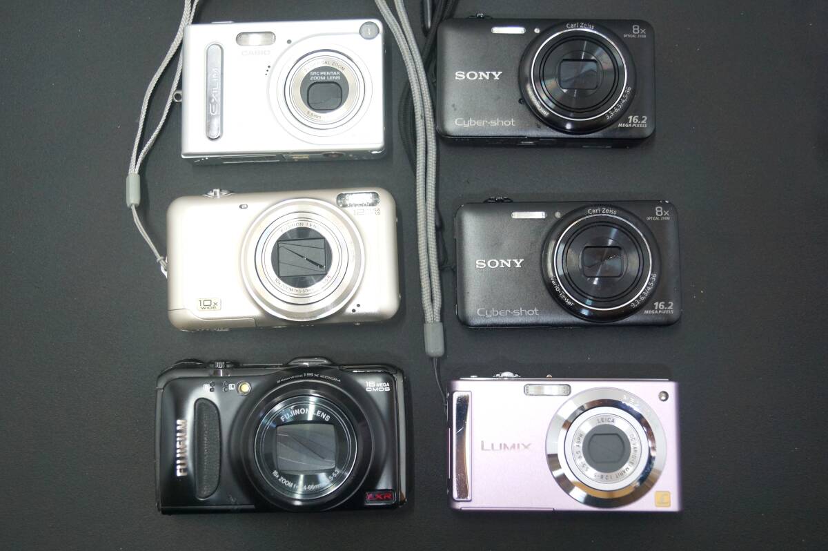 デジタルカメラ　コンデジ　まとめ売り　5台 古め コンパクトデジタルカメラコンデジまとめ売り5種6台「SONY