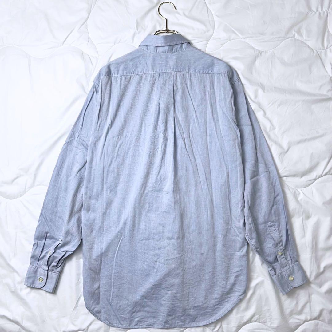 エンポリオアルマーニ シャツ 青 Mサイズ_画像7