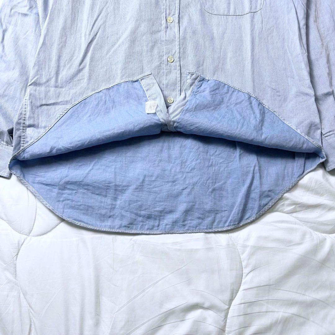 エンポリオアルマーニ シャツ 青 Mサイズ_画像3