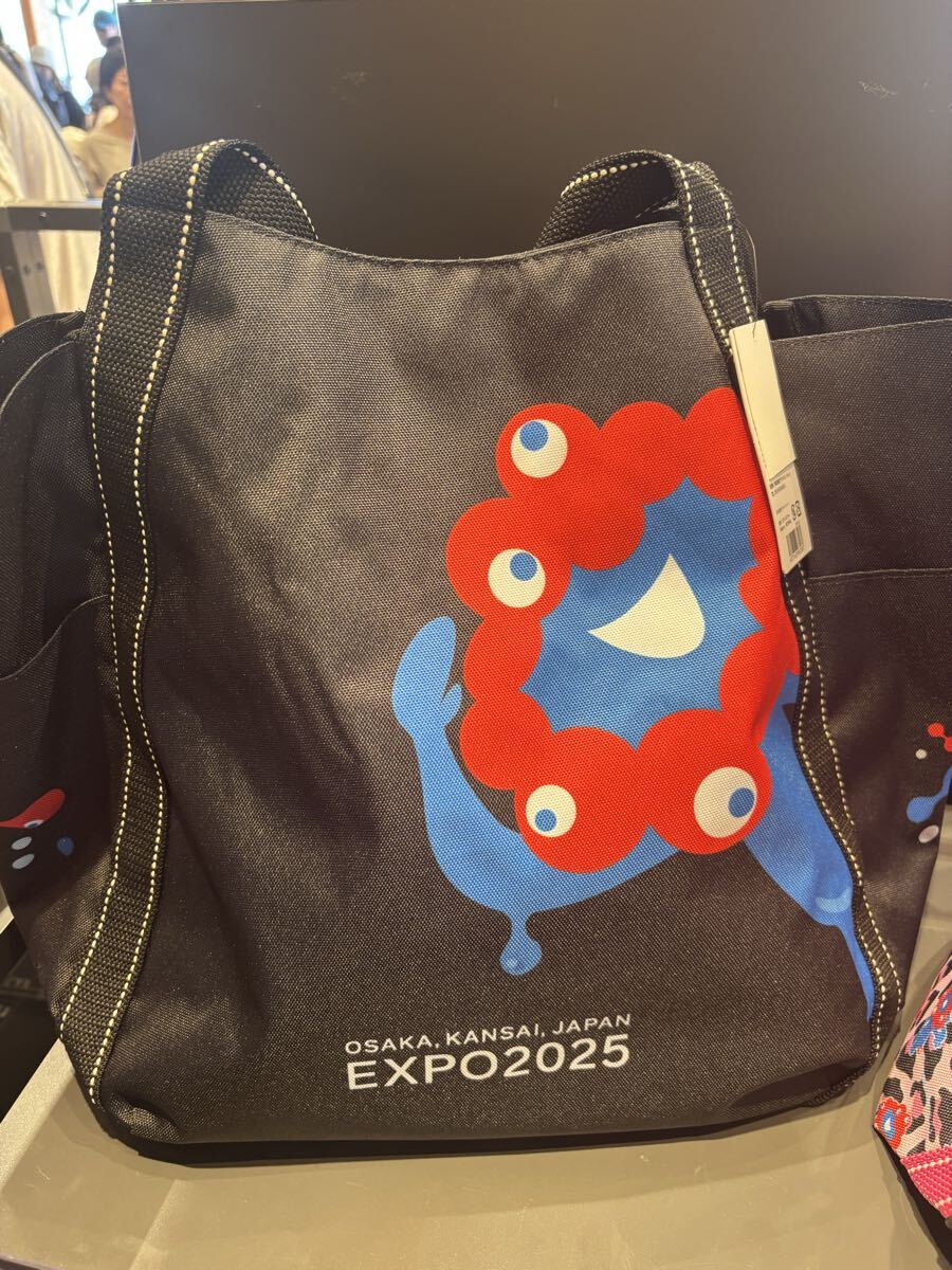 【値下げ中】大阪万博　ミャクミャク1等　EXPO2025トートバッグ付 EXPO2025 ミャクミャクモーダトートバッグ スクエア ホワイト
