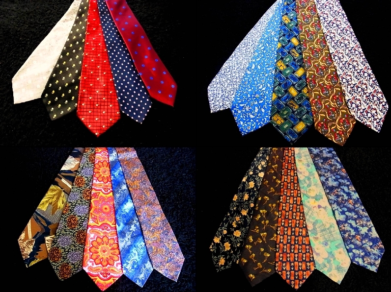 ◆1円~◆約５０本以上！【全 花 柄 】福袋 ネクタイ大量セット◆ディオール?サンローラン?セリーヌなどブランドも含