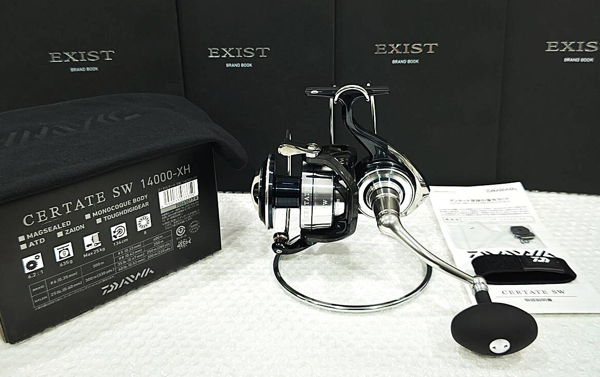 21 セルテート SW 14000-XH 新品未使用 定価¥86240- 現行モデル ダイワ オフショア ロックショア エクストラハイギア 青物 CERTATE DAIWA