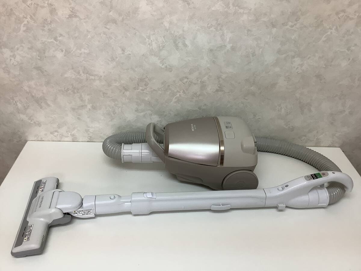 ■そ-896 中古品 HITACHI CV-PF90 動作確認・簡易清掃済み 2019年製 床移動式掃除機 日立