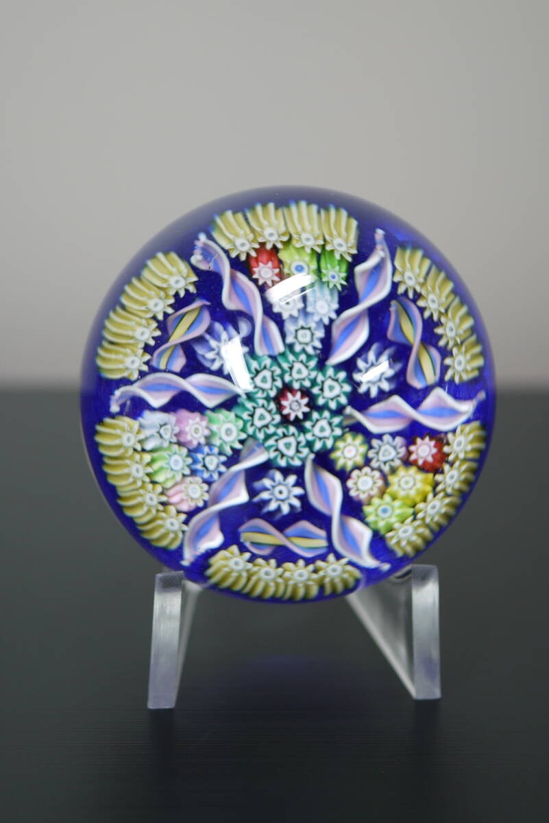  パースシャー　Perthshire　ペーパーウェイト ミルフィオリ　PP124　1990－1995_画像1