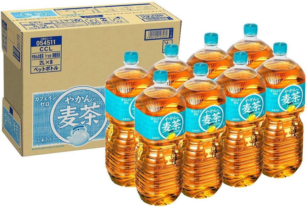 やかんの麥茶 from 爽健美茶 2LPET×8本