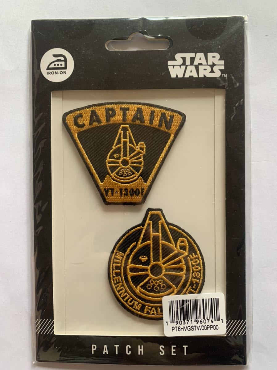 スターウォーズ ミレニアムファルコン ワッペン セット ハンソロ チューバッカ 反乱軍 レジスタンス レイ レイア ルークスカイウォーカー_画像1