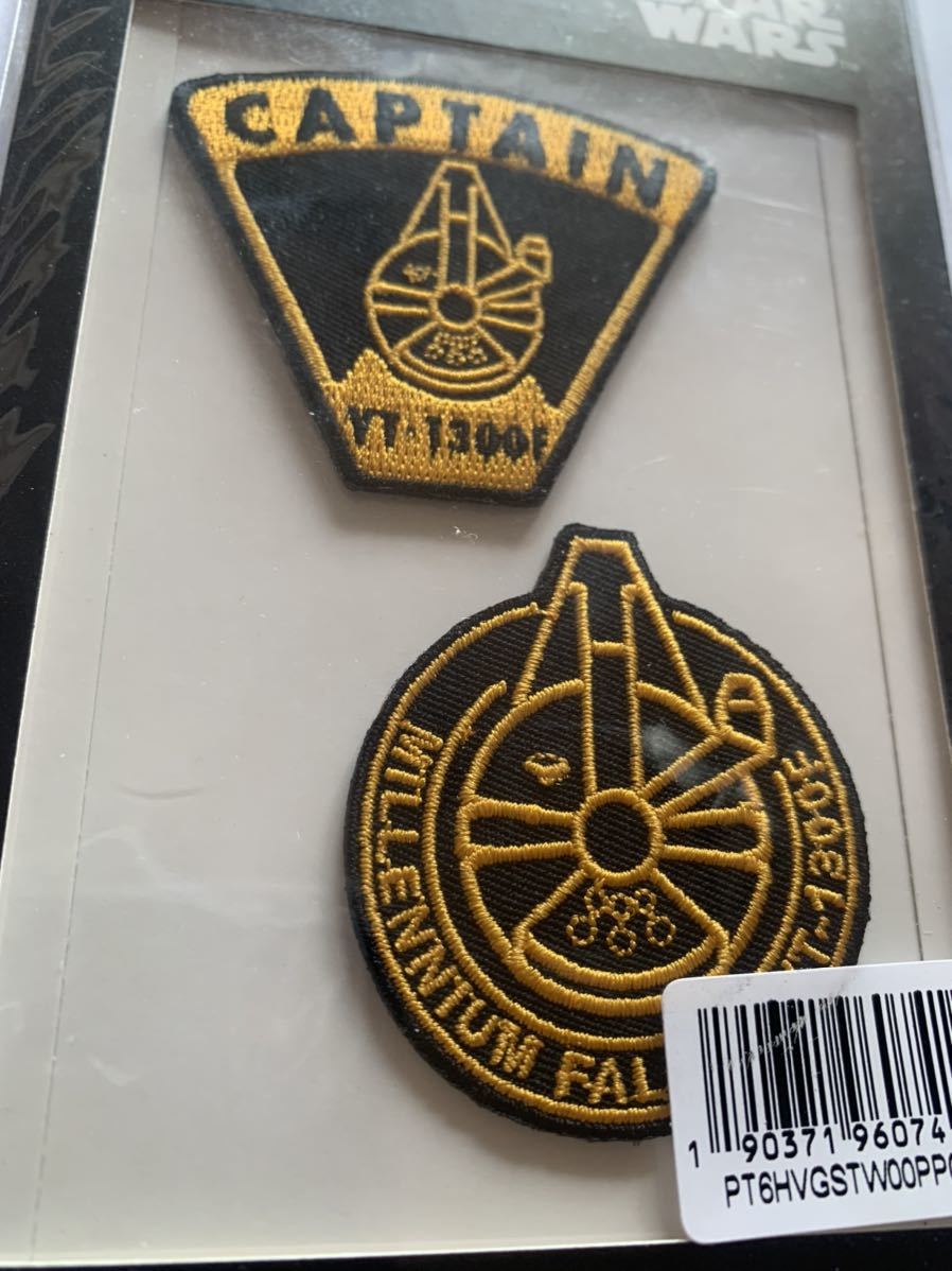 スターウォーズ ミレニアムファルコン ワッペン セット ハンソロ チューバッカ 反乱軍 レジスタンス レイ レイア ルークスカイウォーカー_画像2