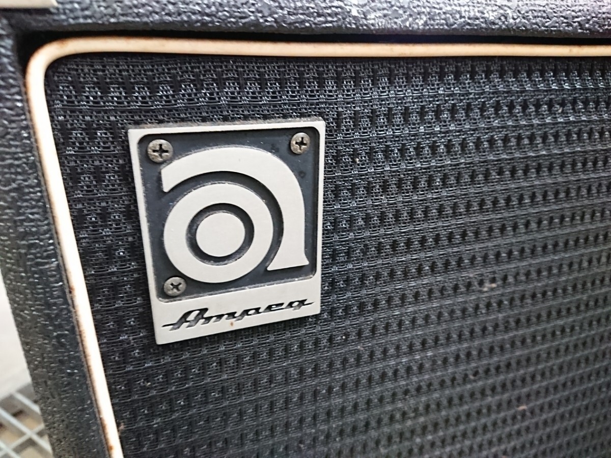 管理0927 Ampeg アンペグ BA-115 ベースアンプ コンポアンプ 音響機材 オーディオ機器 キズ汚れあり 通電確認済み ジャンク_画像2