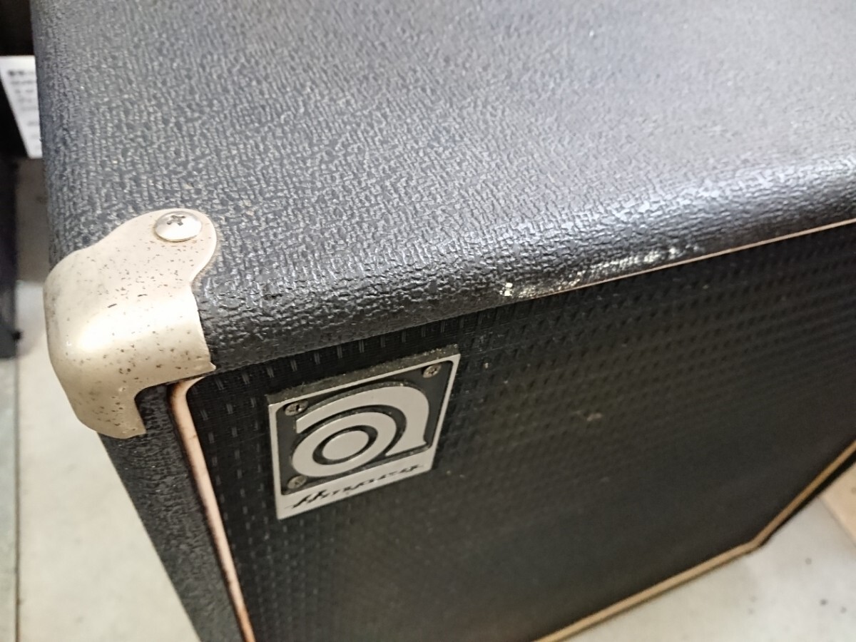 管理0927 Ampeg アンペグ BA-115 ベースアンプ コンポアンプ 音響機材 オーディオ機器 キズ汚れあり 通電確認済み ジャンク_画像3