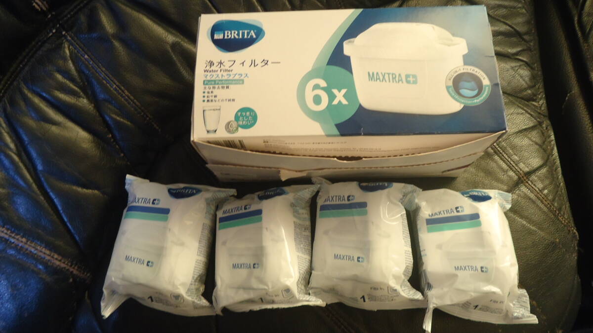 ★即決★ BRITA 　ブリタ　浄水フィルター　 マクストラプラス 　4個セット　 交換用カートリッジ 　未使用_画像1