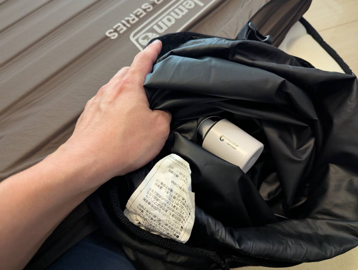 コールマン マスターシリーズ 【コンフォートインフレーターマット ハイピーク/シングル】_画像9