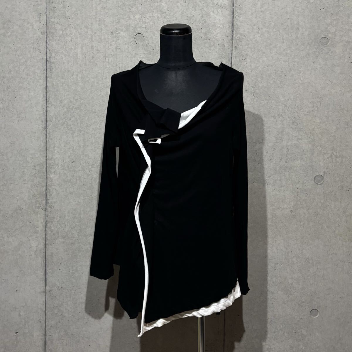 SS2017 Yohji Yamamoto FEMME Layered Designed Tops ヨウジヤマモト ファム 長袖Tシャツ カットソー archive アーカイブ