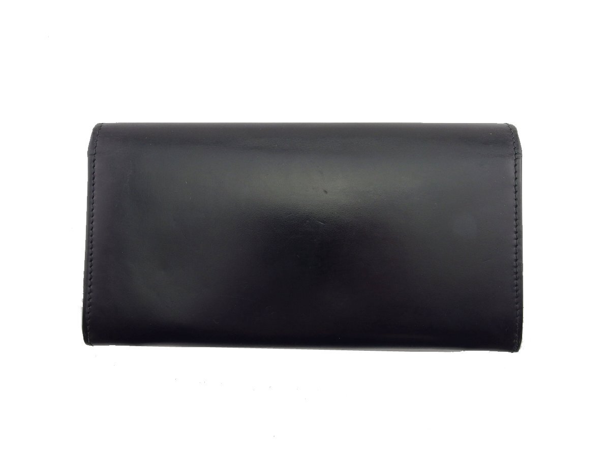 ハンティングワールド HUNTING WORLD 長財(cái)布 ブラック×シルバー レディース 中古