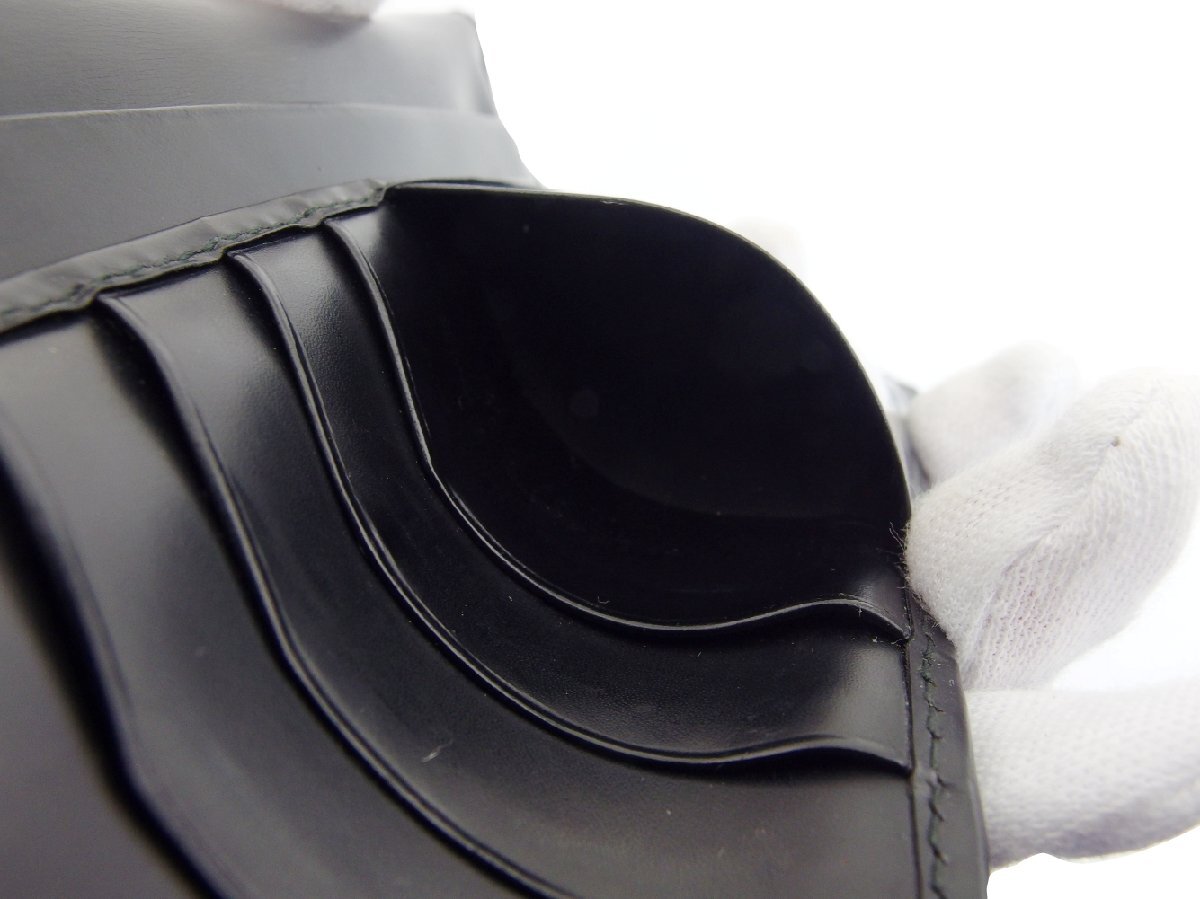 ハンティングワールド HUNTING WORLD 長財(cái)布 ブラック×シルバー レディース 中古