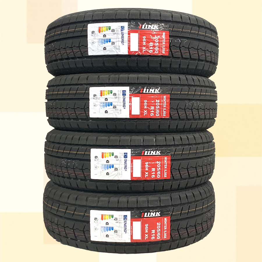 205/60R16 96H XL スタッドレスタイヤ ILINK WINTER IL868 25年製 4本送料税込 \28,440より 1_画像1