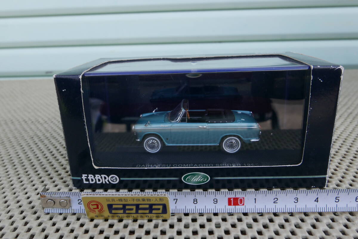 [ новый товар нераспечатанный ]715 EBBRO 1/43 Daihatsu Compagno Spider 1965 Blue Daihatsu темно синий pa-no Spider 